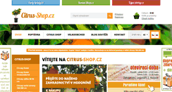 Desktop Screenshot of citrus-shop.cz